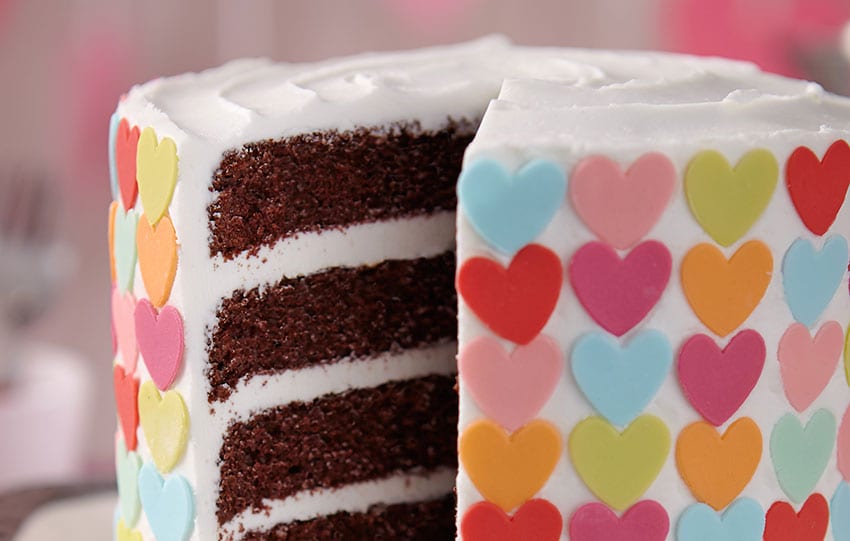 Pastel de Chocolate decorado con Fondant2