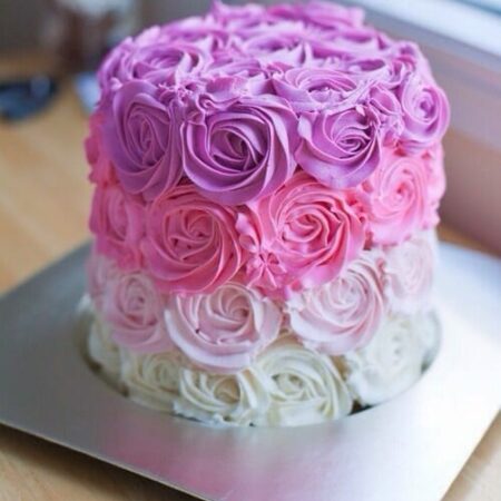 pastel de flores