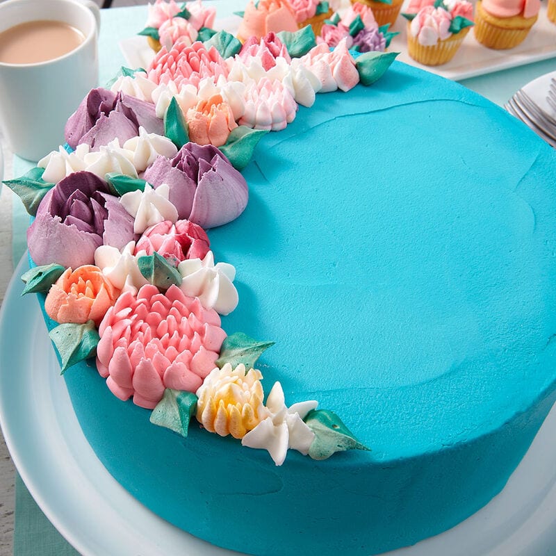 Blooming Floral Birthday Cake