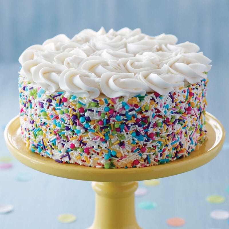 Sprinkle on the Fun Birthday Cake