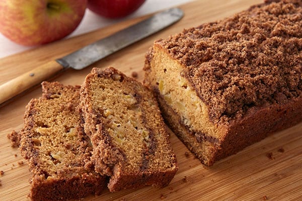 panque de manzana con canela